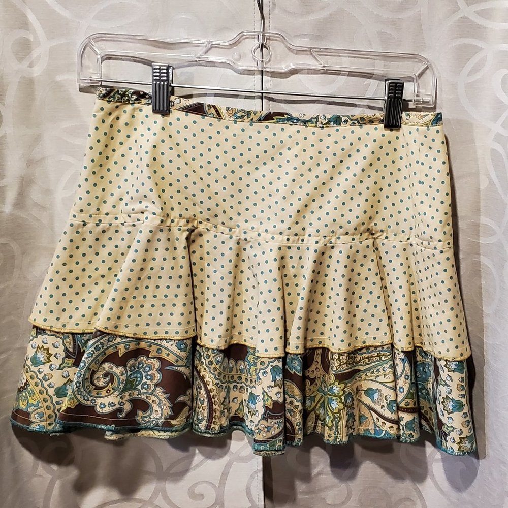 Lovely 2 Pattern Miniskirt - Cape Hatteras - In The Eye